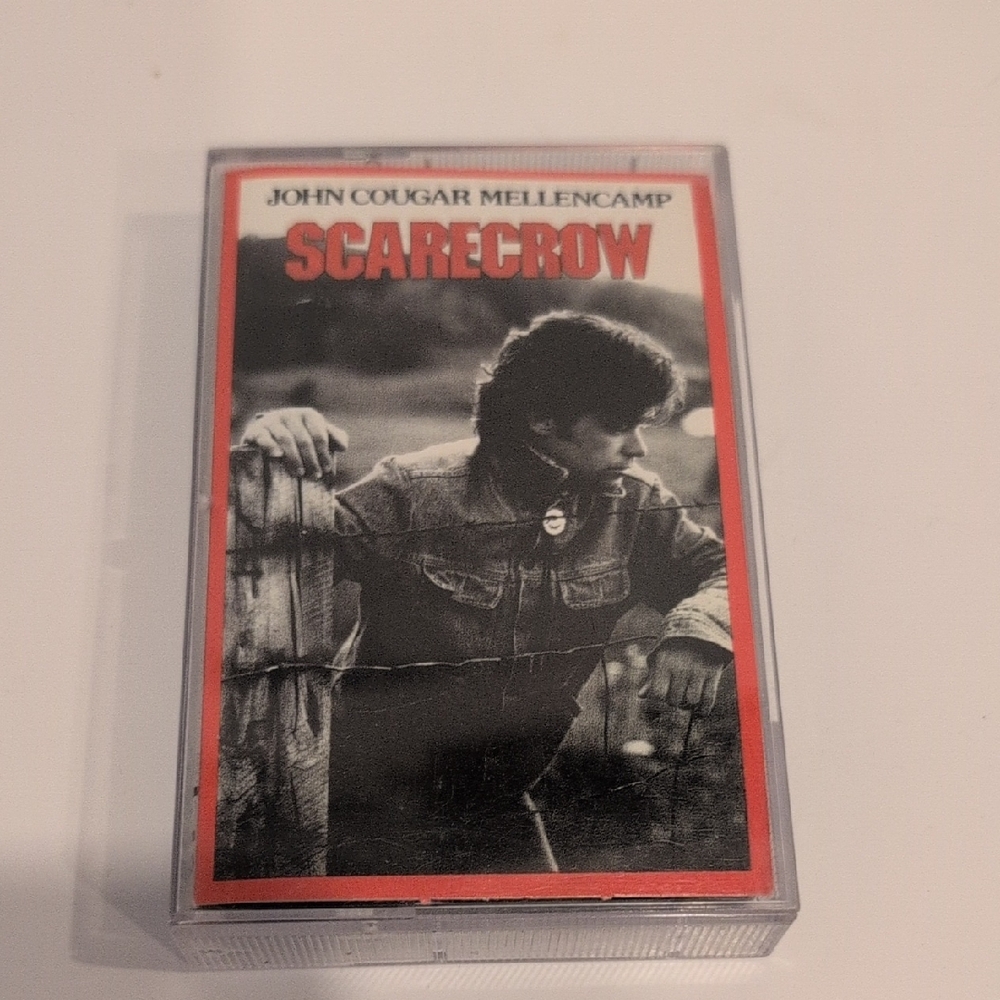 3/$20  John Cougar Mellencamp "Scarecrow" Cassette Tape -
